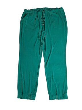 NY&C Green Joggers w/Elastic Tie Waist, XXL